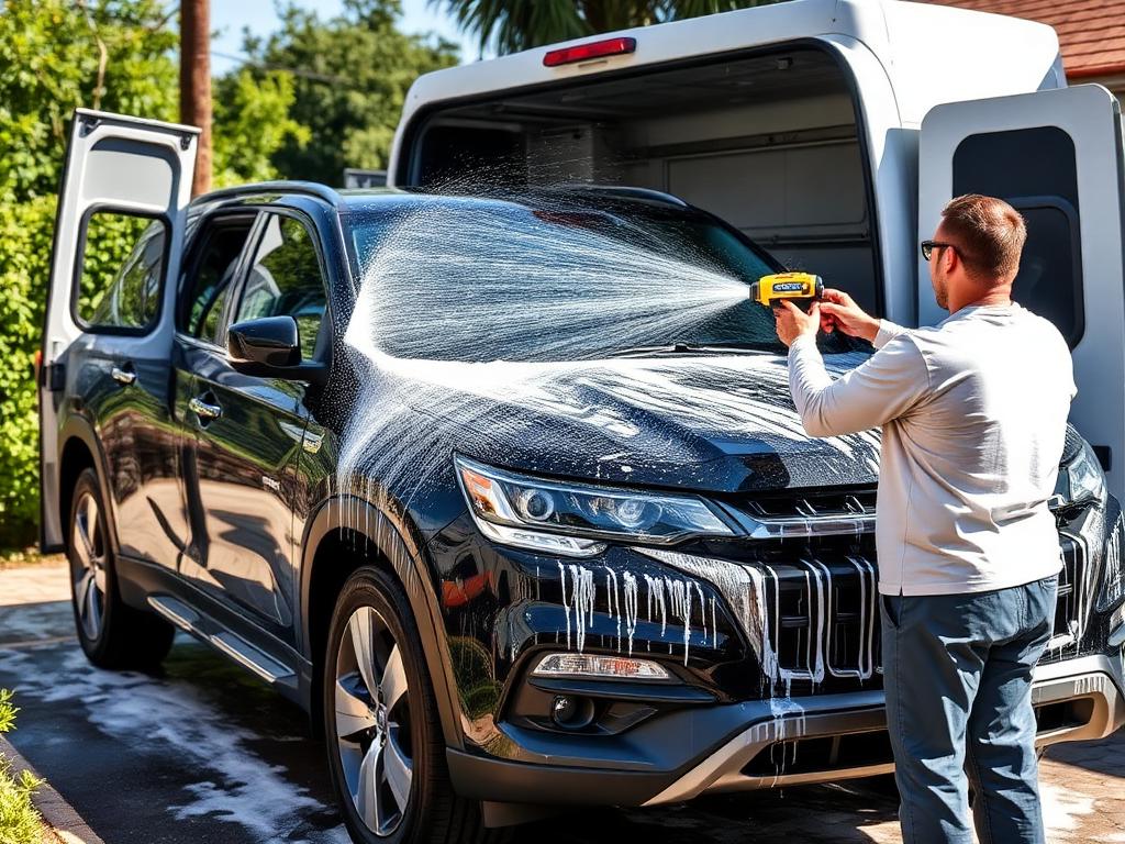 Exterior wash